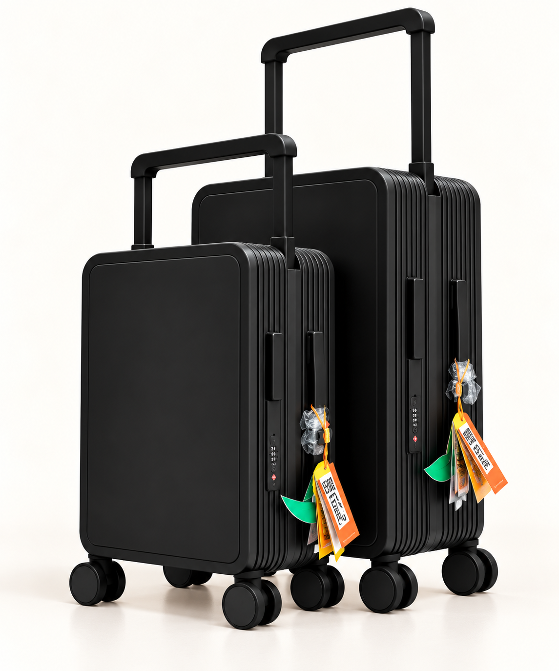 # LEAVESKING | Two-Piece Suitcase Set

Travel in style with the LEAVESKING suitcase set, designed for business trips, holidays and longer journeys. Combining a modern appearance with practical travel features, this set offers a coordinated luggage option for your next adventure.

## Key Features

**PC Hard Shell**  
Made with PC (polycarbonate), the hard shell provides a durable exterior for everyday travel.

**TSA Combination Lock**  
The integrated TSA combination lock helps secure your belongings while s